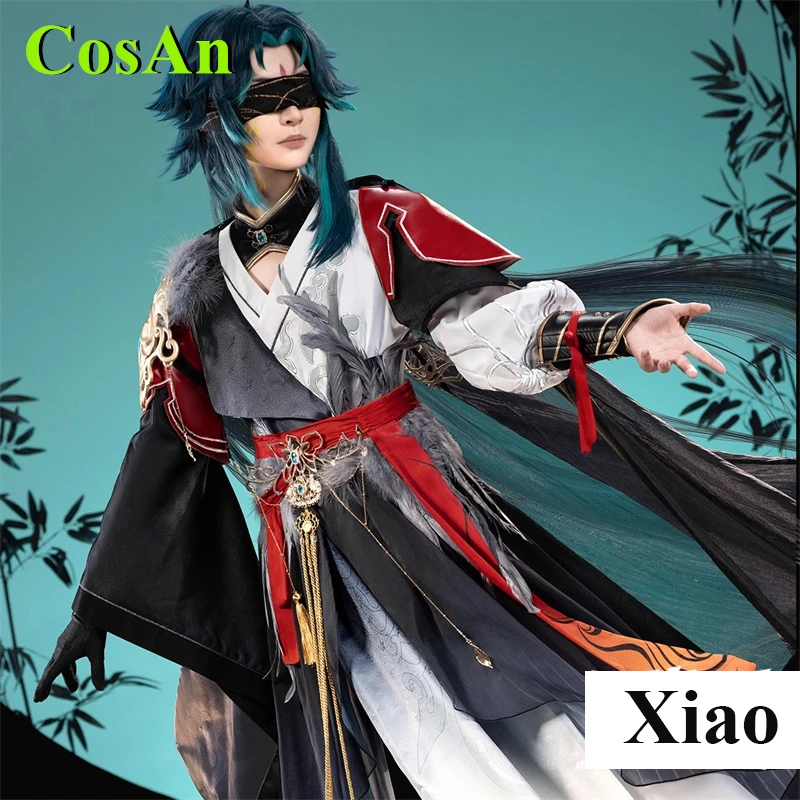 CosAn Hot Game Genshin Impact Xiao Cosplay Costume Ancient Costume Fashion Handsome Combat Uniform Party Role Play Clothing