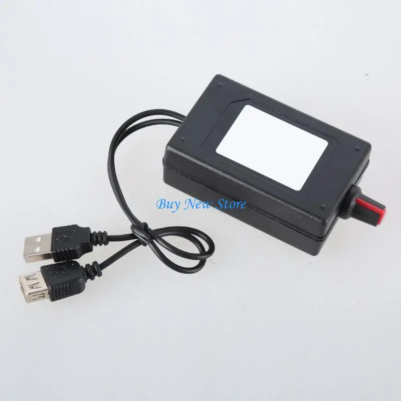 

20CE USB Fan Controller Stepless Speed Regulator Cooling Governor Noise Speed Control Knob Switches Module for USB Fan