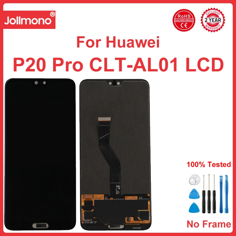 Pantalla LCD para Huawei P20 Pro, accesorio para montaje de digitalizador con pantalla táctil, repuesto para Huawei P20 Plus, CLT-AL01 LCD CLT-L29 CLT-L09