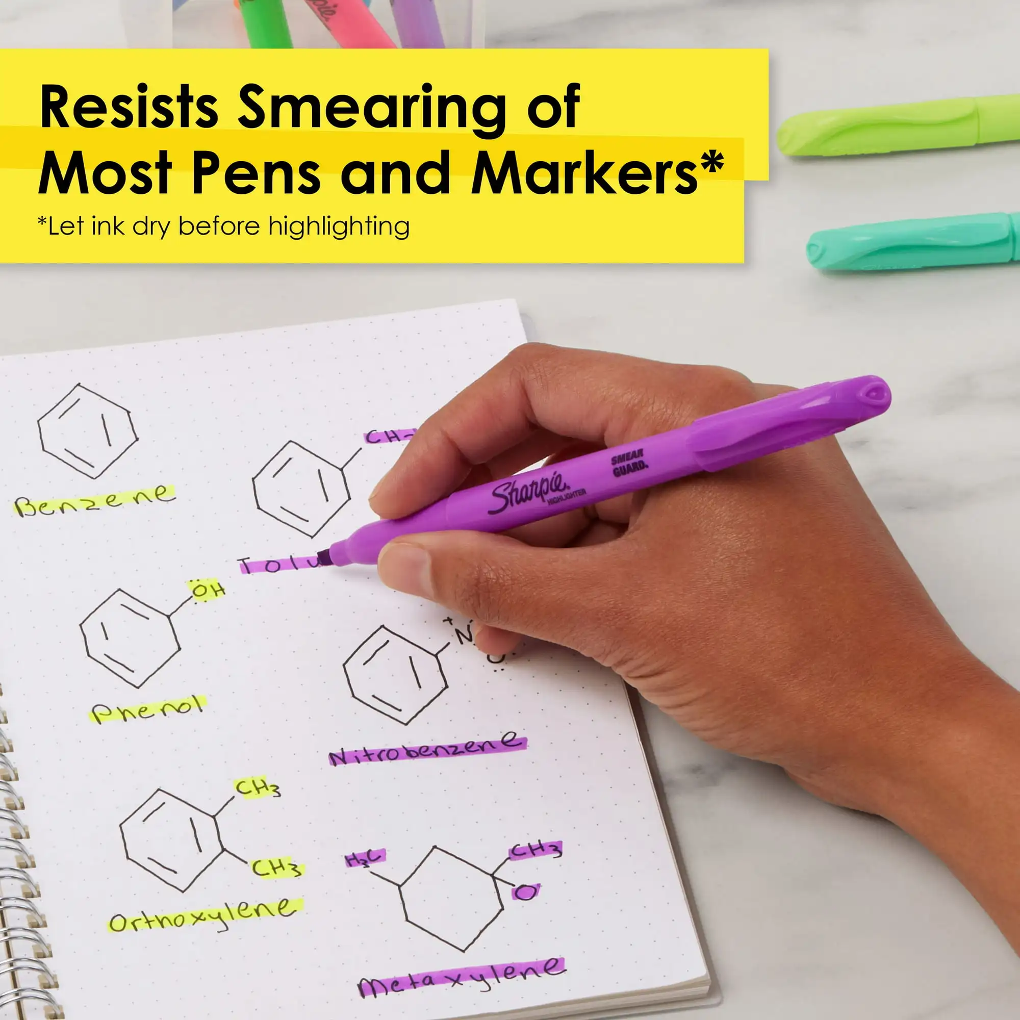 Карманные маркеры Sharpie, ассорти, долото, 36 шт.