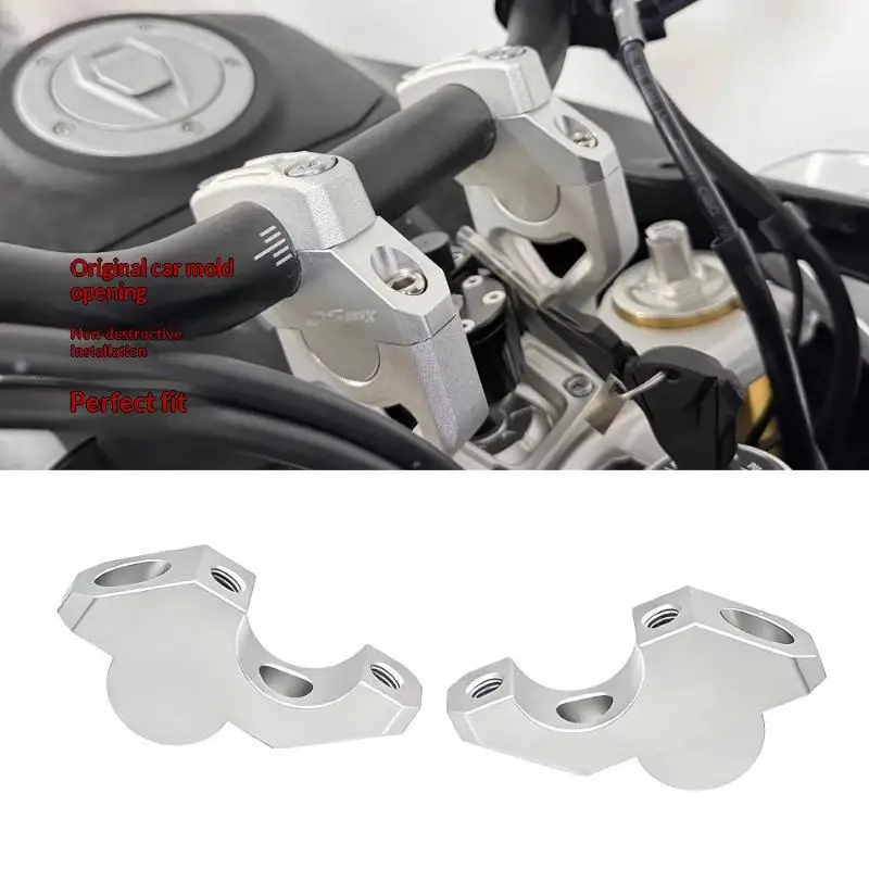 Motorcycle Handlebar Riser Clamp Move Back Mount Perfect Match Direct Replacement Part for VOGE DS800X 800DSX 800Rally