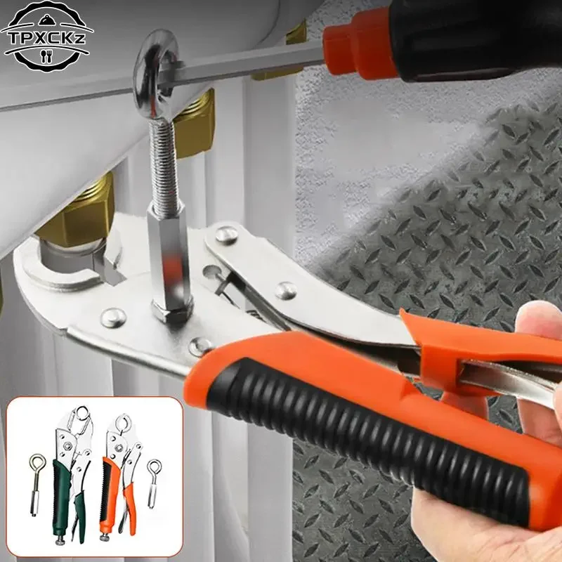 

Multifunctional Pipe Wrench -Adjustable Steel Pipe Installer for Floor Heating&Geothermal Water Systems (Durable, High-Strength)