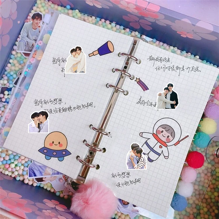 50pcs New Thailand Stars Drama  Cutie Pie CutiePieSeries Zeepruk NuNew Hia Lian Keau zeenew cute stickers zeenunew gift