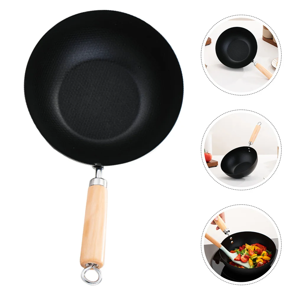 

Non-Stick Frying Pan Stainless Steel Mini Cooking Pot Ergonomic Handle Compact Size For Eggs Steaks Gas Stove Kitchen Cookware