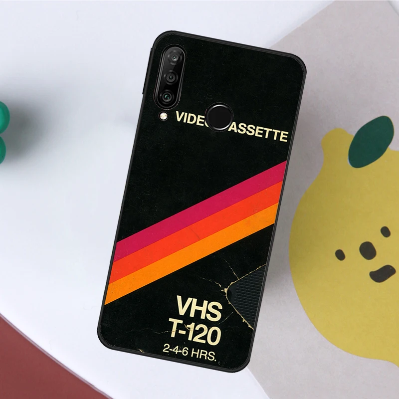 شريط كاسيت عتيق Vhs ملصق لهاتف هواوي نوفا 10 9 SE 5T 12s 12i 11i Y91 Y90 Y60 Y70 Y72 Y61 P60 Pro P40 P30 Lite