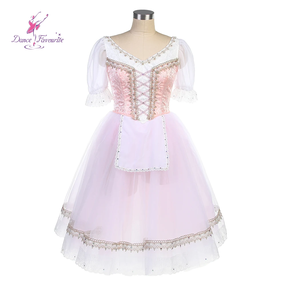 Dance Favourite Ballet Tutus B24023 Pink Top Bodice White tulle La Fille mal gardée Ballet Tutu