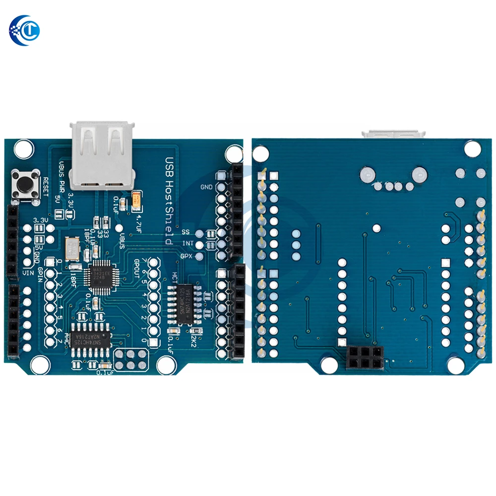 USB Host Shield 2.0 for Arduino UNO MEGA ADK Compatible for Android ADK DIY Electronic Module Board