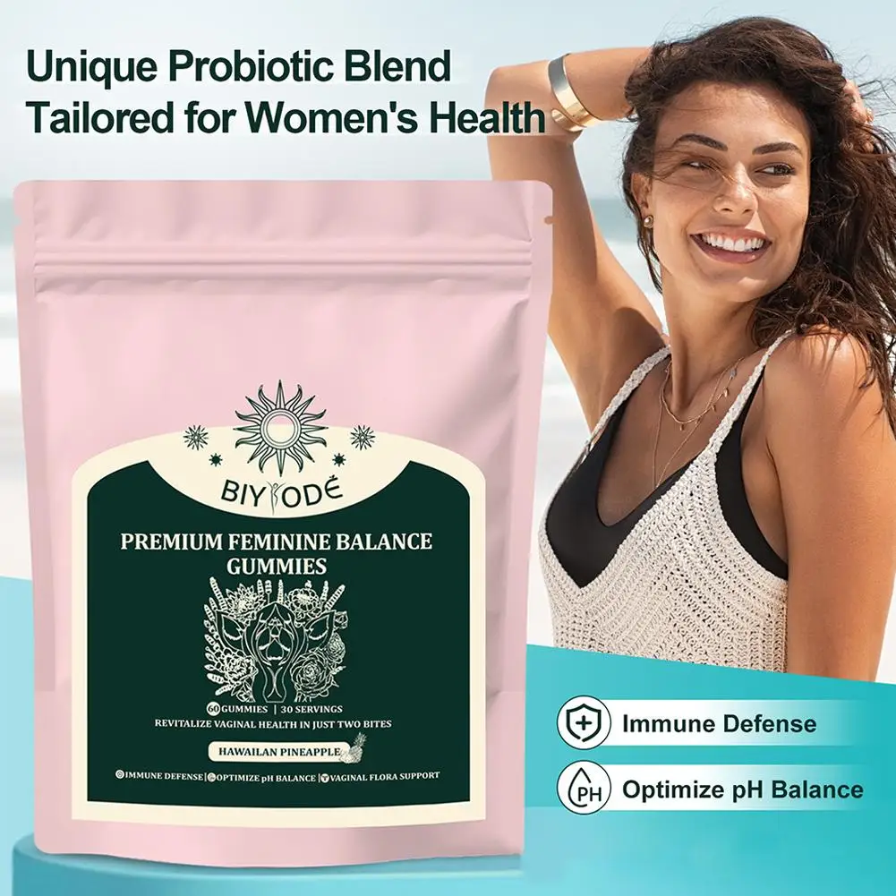 BIYODE Premium Feminine Balance Gummies Help Regulate Physiological Balance And Enhances Immunity Rich In Multiple Vitamins