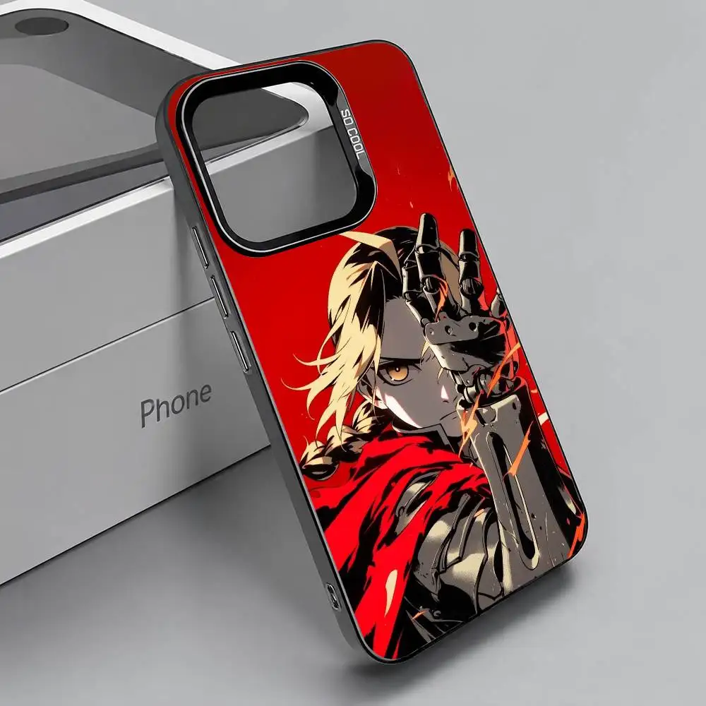 POP F-Fullmetal A-Alchemist Silver  Cover For Phone Case For iPhone 17,16,15,14,13,12,11 Plus,Pro Max,XS