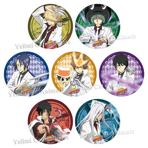 Sawada Tsunayoshi Gokudera Hayato Yamamoto Takeshi Family Teacher HD Pattern Costumes Badge Anime Peripherals for Kids Gifts