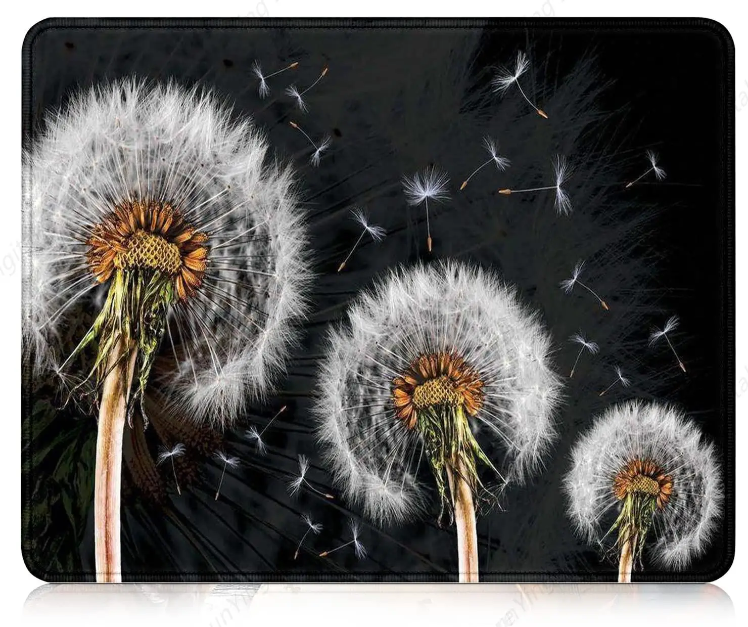 

Gaming Mouse Pad Dandelion Pattern Anti Slip Rubber Base Computer Mouse Pad Home Office And Desktop Mouse Pad 18*22cm