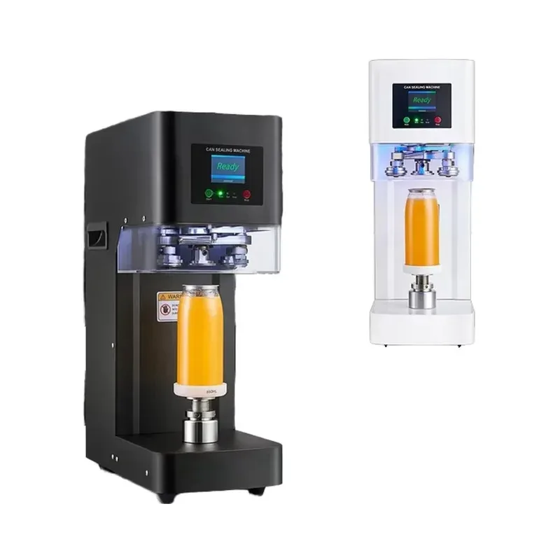 Autoatic Por Plastic Aluinu Sealer Seaer Can Closing Tin Soft Drink Cans Capping Sealing Hine
