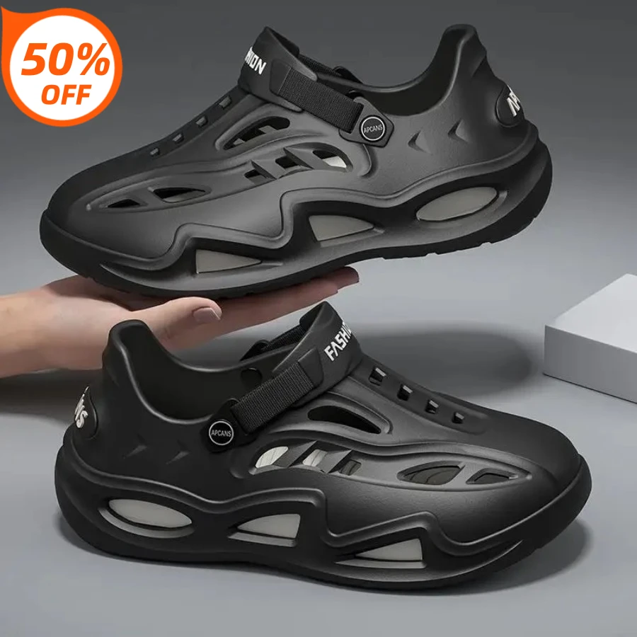 

2026 Fashionable Men's Water Shoes Summer Outdoor Activities Breathable Clog EVA Shoes Roman Style Casual Men's Footwear