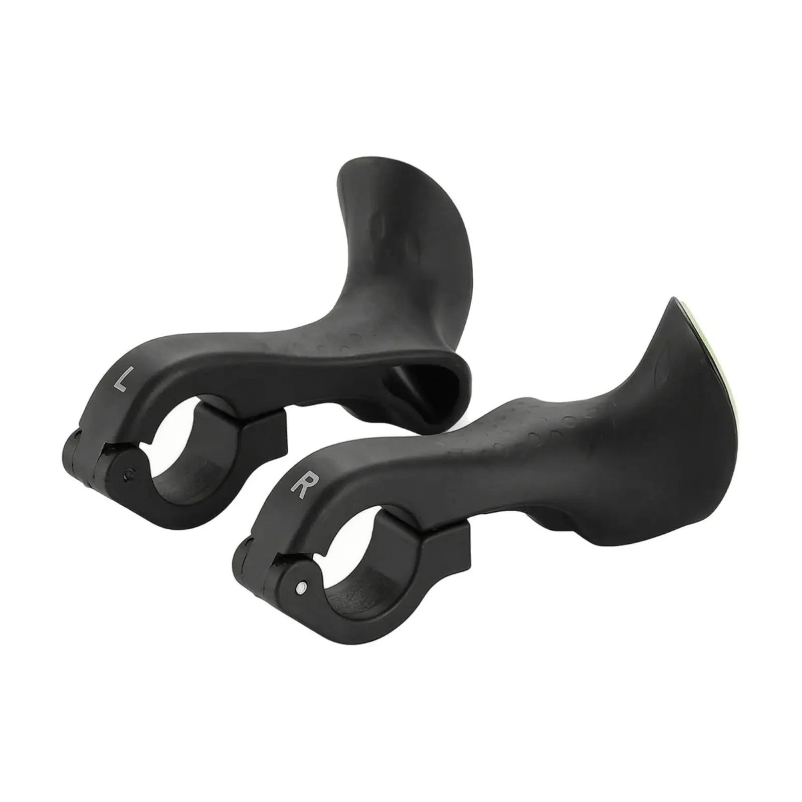 Adjustable Angle Nylon Bike Handlebar End Grip for Mountain Bicycle Left Right Marked Anti Fatigue Textured Surface Cycling Gear
