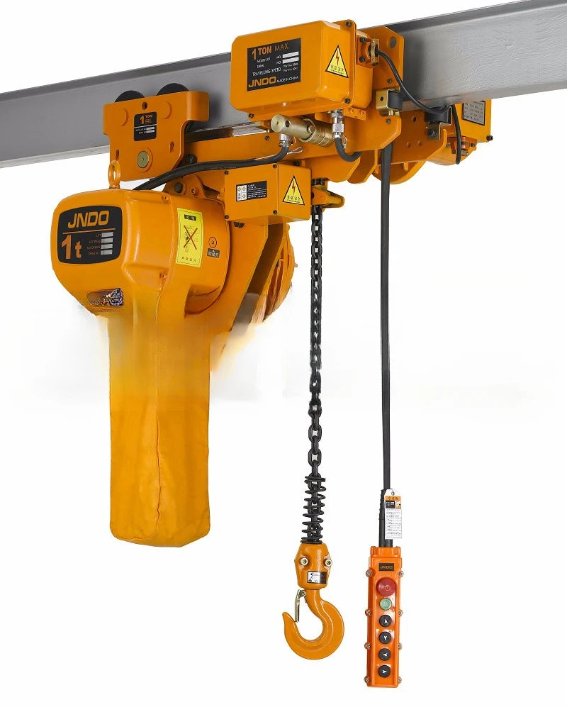 China manufacturer CE Low clearance 1T 2T 5T 6T 10T lifting tool Low-Headroom electric chain hoist