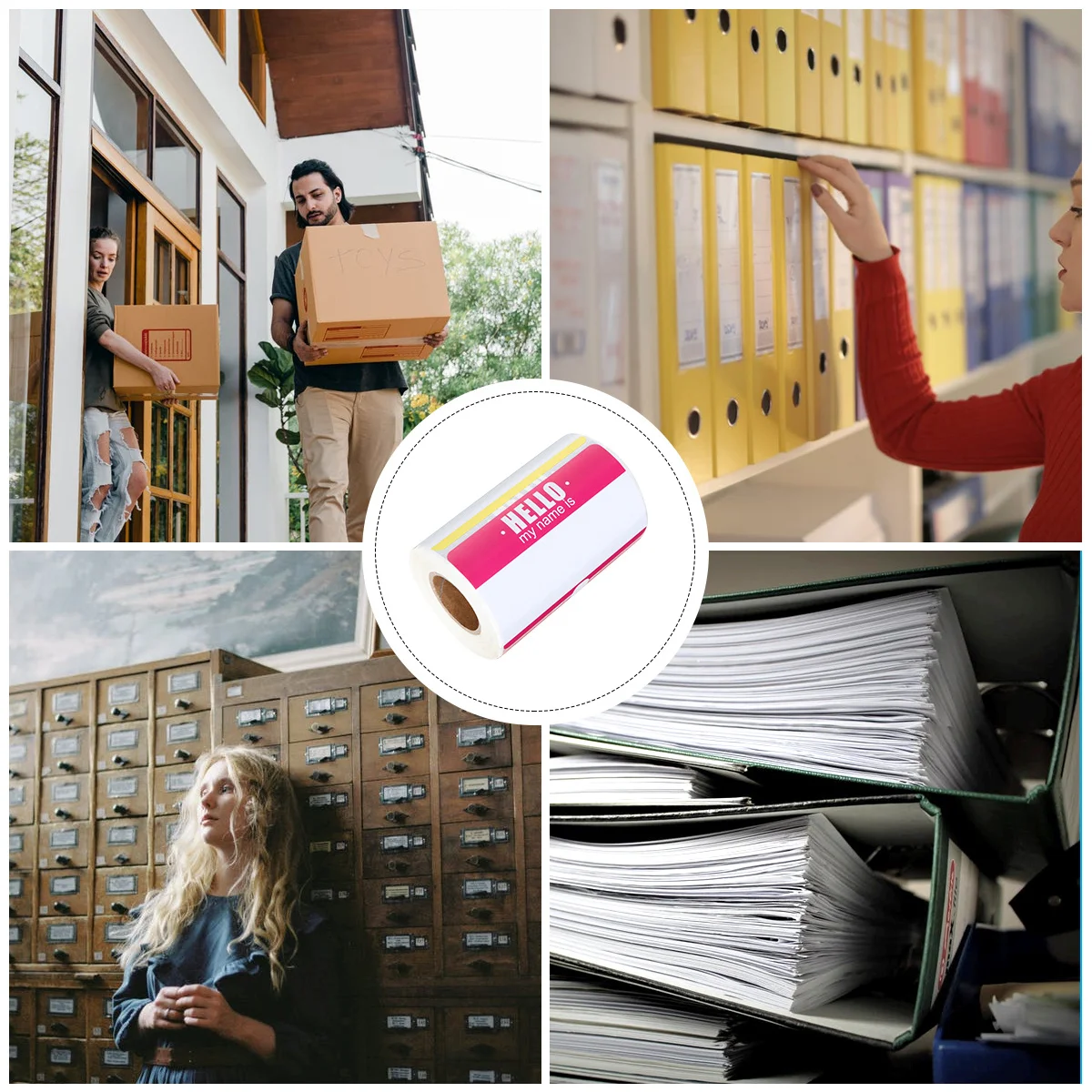 

Красочные этикетки-наклейки, 1 рулон, пустое имя, ценники для офиса, школы, организация, маркировка, классификация