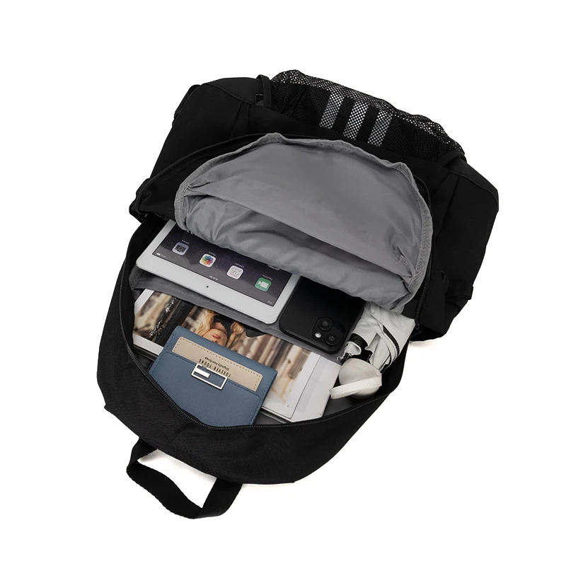 حقيبة ظهر Adidas Slct للجنسين حقيبة ظهر للتدريب الرياضي وكرة السلة حقيبة ظهر ذات سعة كبيرة للاستخدام الخارجي Jj2061