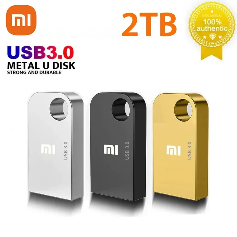 XIAOMI 1TB USB 3.0 Flash Drive 2TB High-Speed Pen Drive Metal Waterproof Type-C Usb Memoria For Phone Computer Storage Devices