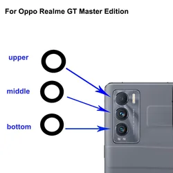 Tested Good For Oppo Realme GT Master Edition Back Rear Camera Glass Lens High Quality RealmeGT Master Replacement Parts