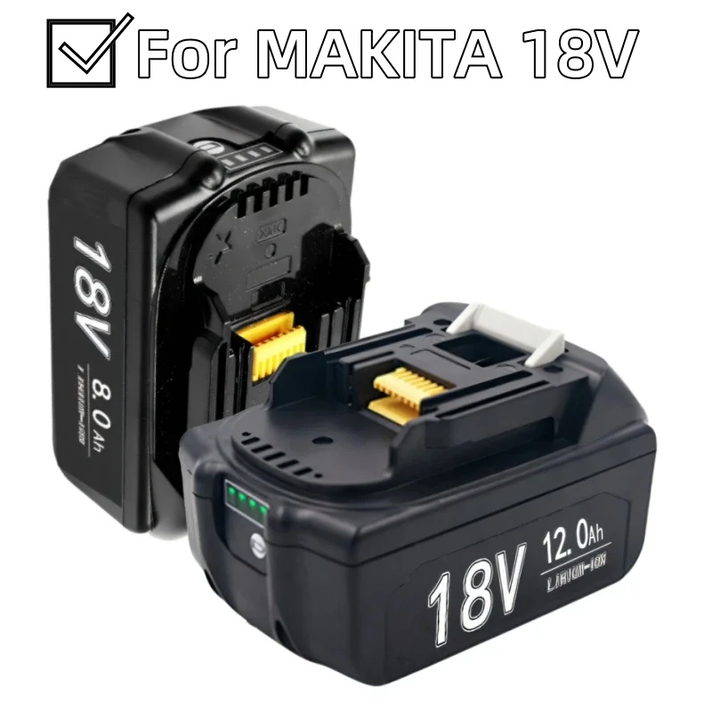 18V 12.0Ah for Makita Original With LED lithium ion replacement LXT BL1860B BL1860 BL1850 Makita rechargeable power tool battery