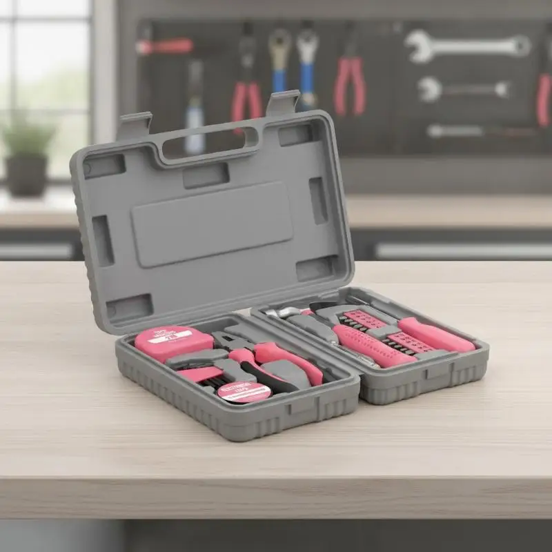 Compact Storage Case 13Pcs Set Essential Home Tool Kit General Household Repair Hand Tool Set For DIY Home Office Maintenance