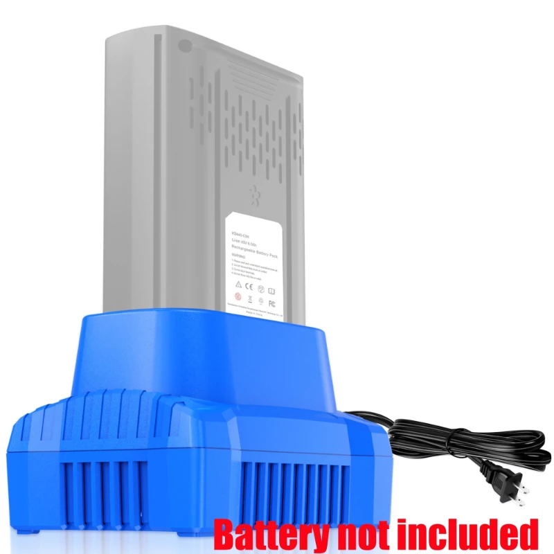 Portable Mini Fast Charger Battery Fast-Charging Station Replacement Charger Suitable for Kobalt 40V Battery KB440-03 KB2540C-06