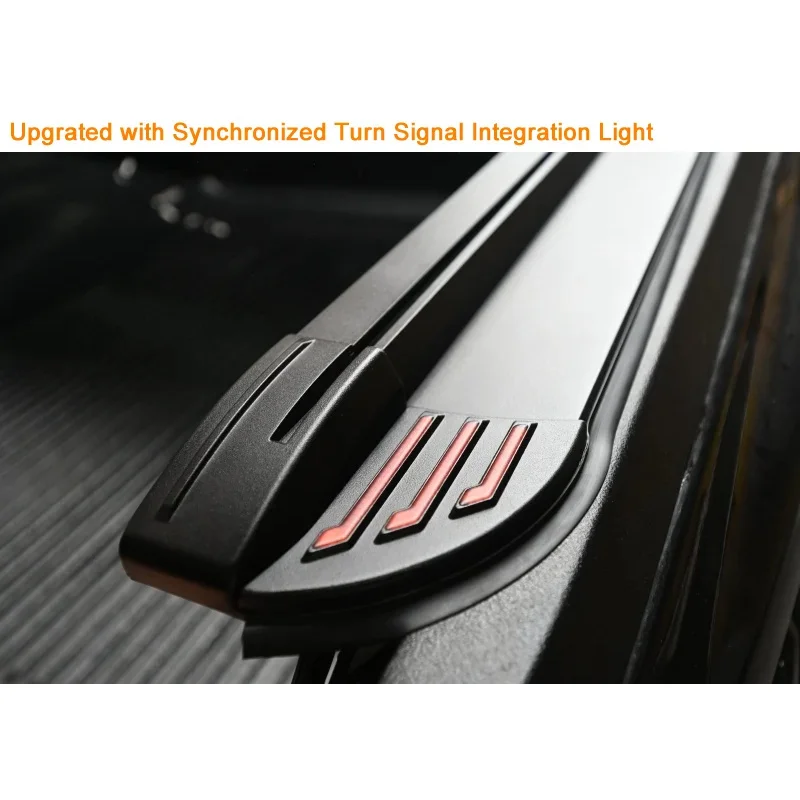 For Power Ute Electric Retractable Tonneau Cover Aluminium Roller Shutter Convenient Roll-up Operation