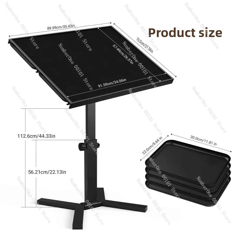 Multi-Function Puzzle & Craft Table, Tilting Surface with Storage Drawers and Cover, Keeps Projects Organized