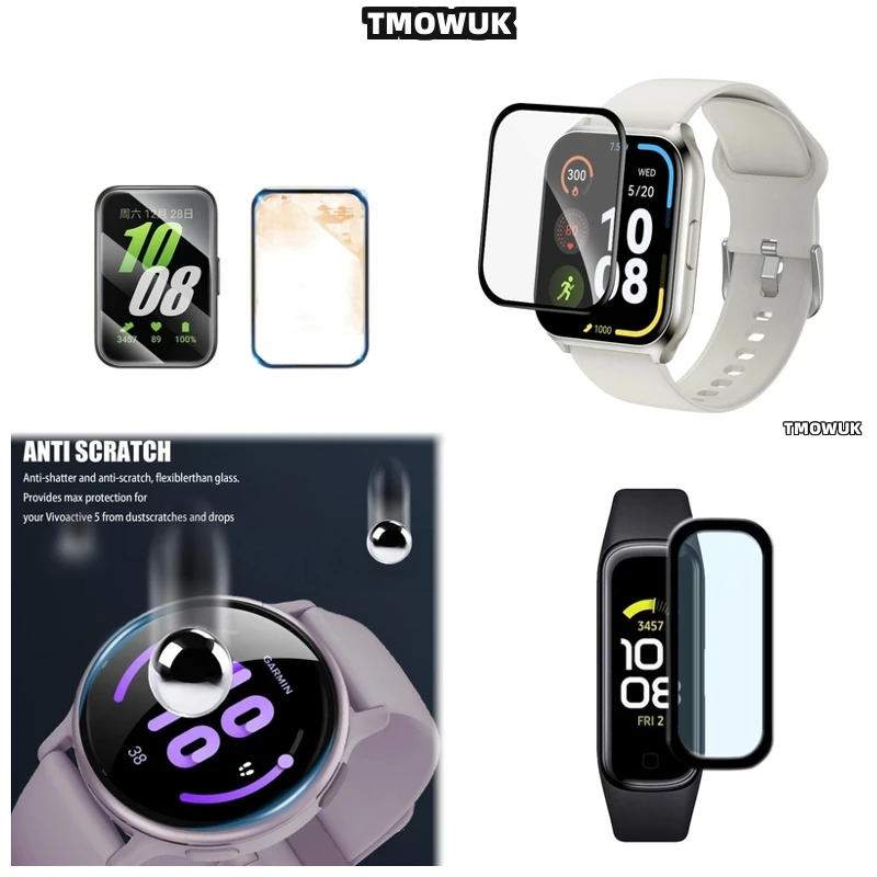 

Quick Release Screen Protector For Garmin Vivoactive 5 6 Samsung Fit 2 3 Huawei Watch D FIT2 Redmi Watch5 Lite - Tool-Free Chang