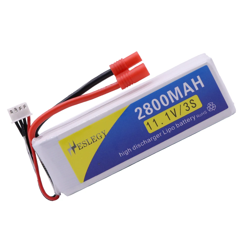 Akumulator Lipo 40C 11.1V 2800mAh do quadcoptera RC Samochody Łodzie Drone Części zamienne 3S 2200mah 11.1 v Akumulator RC