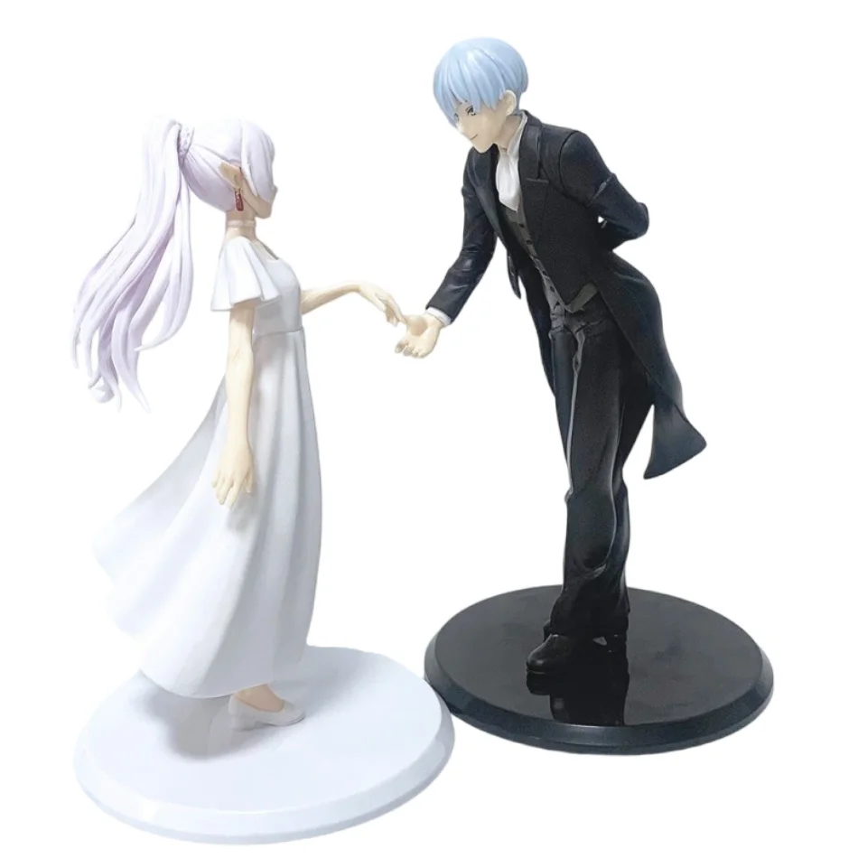 18-20cm Frieren: Beyond Journey's End Anime Figure Frieren Himmel Proposal Dance Action Figure PVC Ornaments Toy Brithday Gift