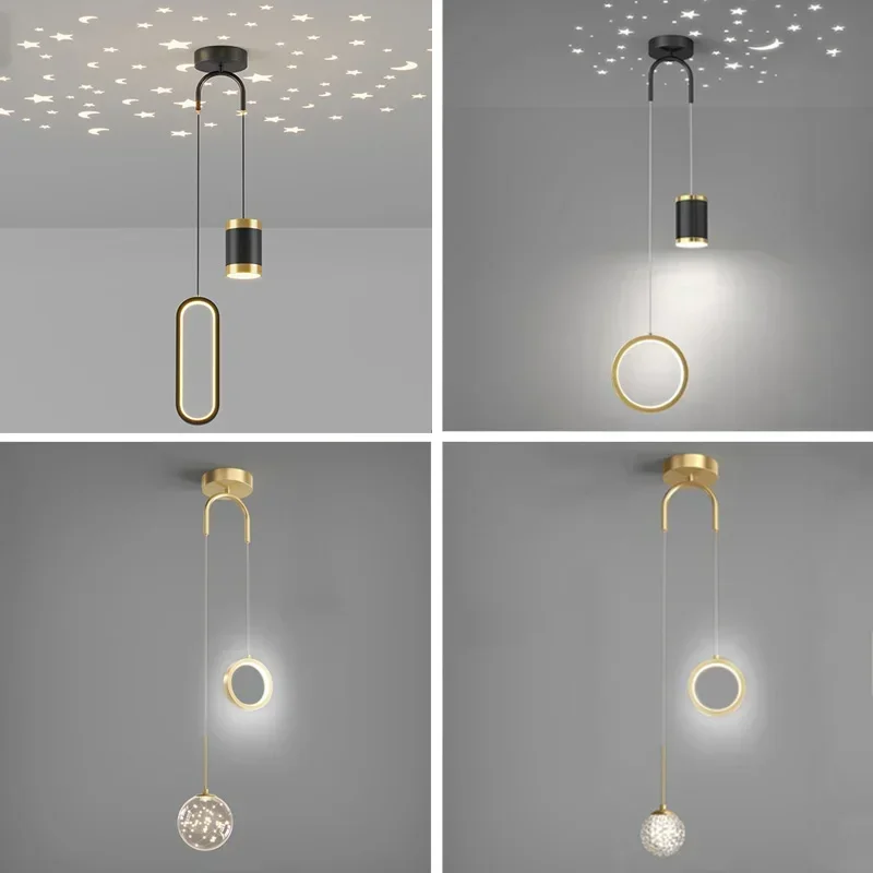 Modern Nordic LED Pendant Light Room Decor Starry Sky Romanti For Living   Designer Decorative Bedroom Home ing