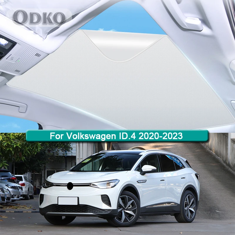 

Roof Sunshade For Volkswagen ID.4 2020-2022 2023 Car Electrostatic Adsorption Sunroof Sunshade Skylight Blind Shading Sticker