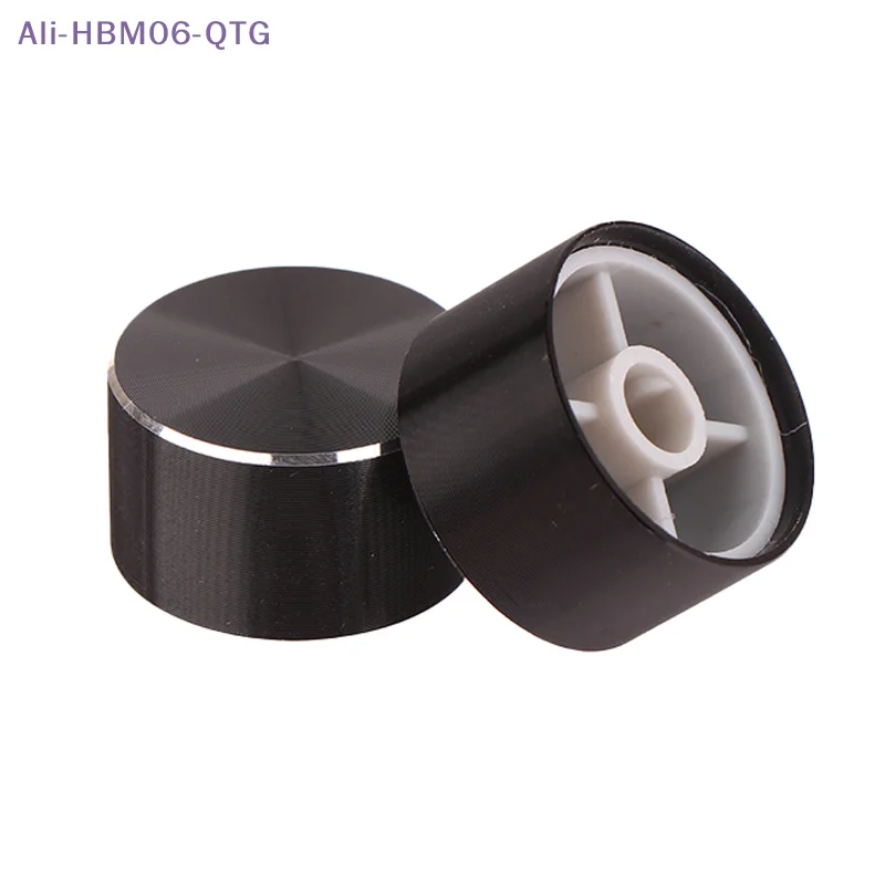 

[New] Hot！1Pcs 22x12mm 6mm D-Type Shaft Hole Potentiometer Control Knob For Volume Tone Knobs Black