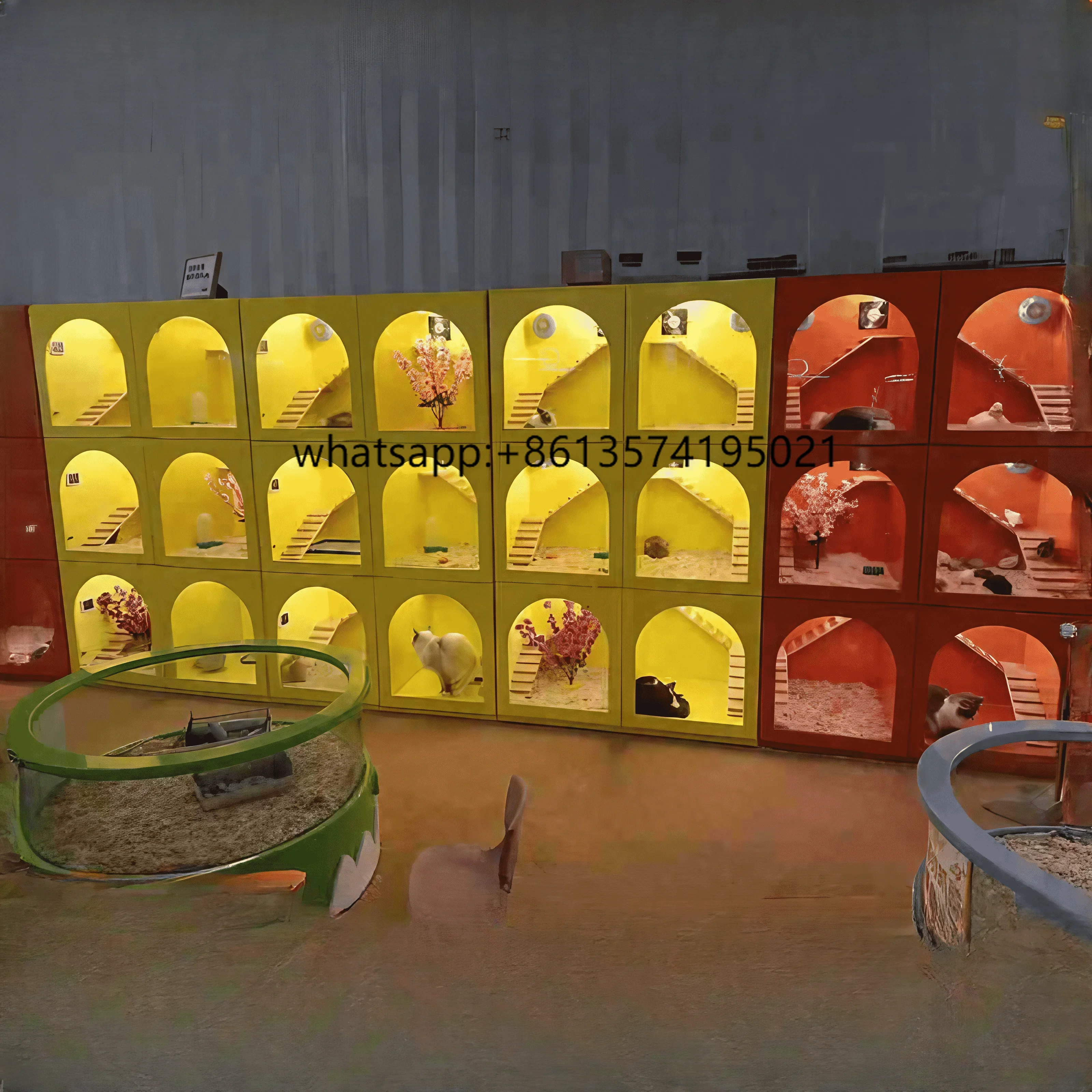 

TCute Pet Paradise Animal Showcase Parrot And Bird Bureau Feeding Platform Manufacturer Direct Supply