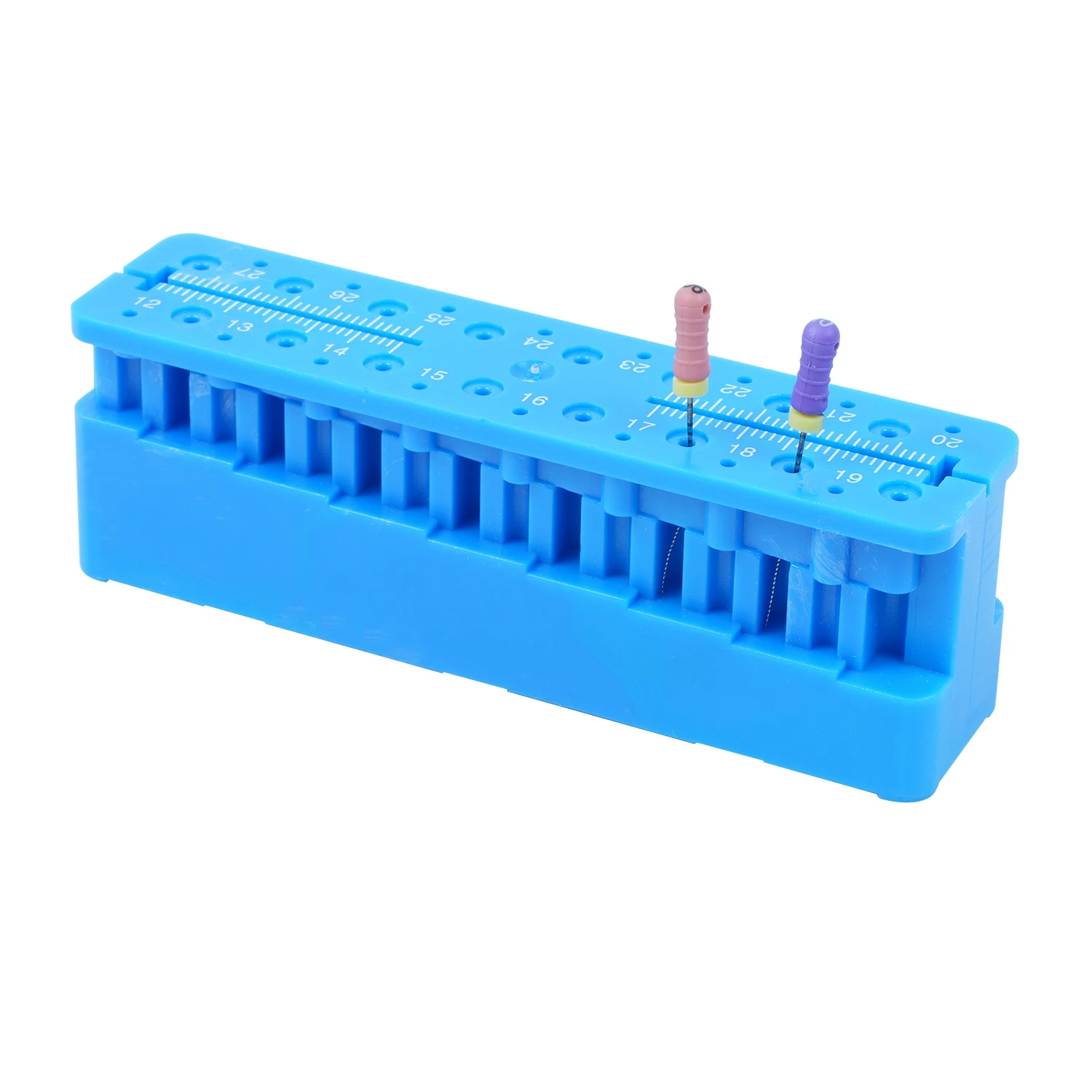 JOLANT Dental Autoclavable Dental Endo Measuring Block - Ruler for Endodontic Files & Instruments