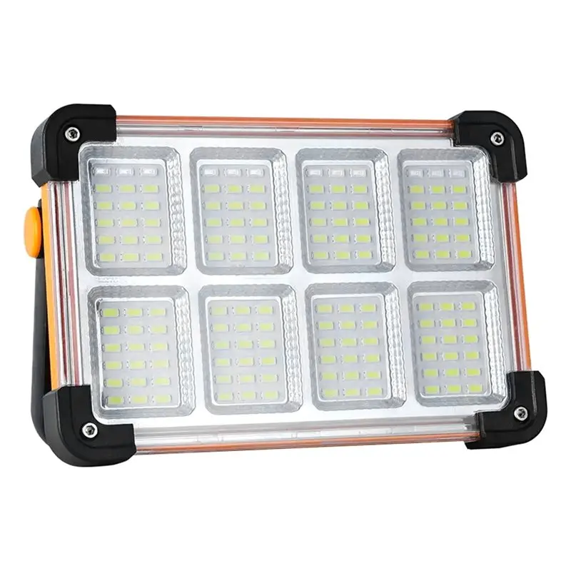 ab46-充電式ソーラーフラッドライト屋外ポータブルledスポットライト充電式プロジェクターフラッドライト建設用ランプ新品