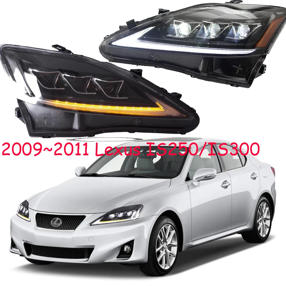 Video,LED headlight for Lexus IS300 IS250 headlight 2006~2012y,is250 bumper light daytime lamp DRL car accessories IS300 IS250