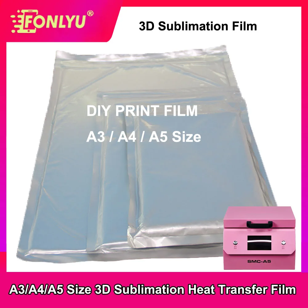 

FONLYU Бумага TL-XP 3D сублимационная пленка Термопресс Пустой чехол для телефона DIY Печать для iPhone 17 16 15 14 Pro Max Cover
