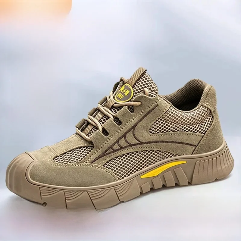 Comfortable Safety Work Shoes for Men All Seasons Electrical Insulation Wear Resistant New Anti-Slip Lightweight Shoes