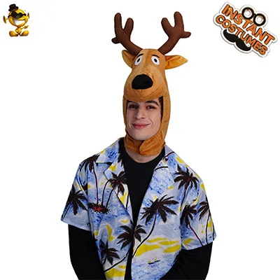 Divertente animale granchio delfino pappagallo uccello cappello per donna uomo adulto Halloween vestire accessori festa fornitura Festival Stage Wear