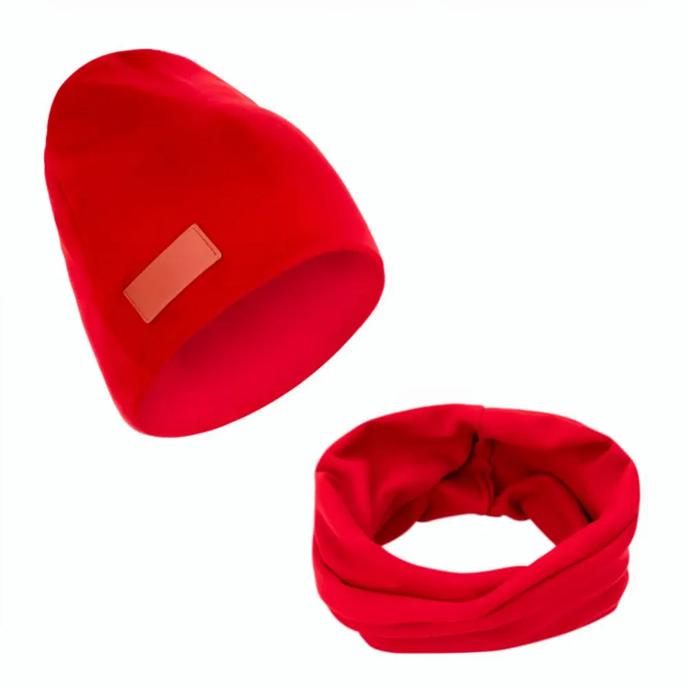Newborn Baby Beanie Hat And Cross Scarf Set Winter Thermal Headwear For Bathingbaby Soft Cashmere Infant Boy Girl