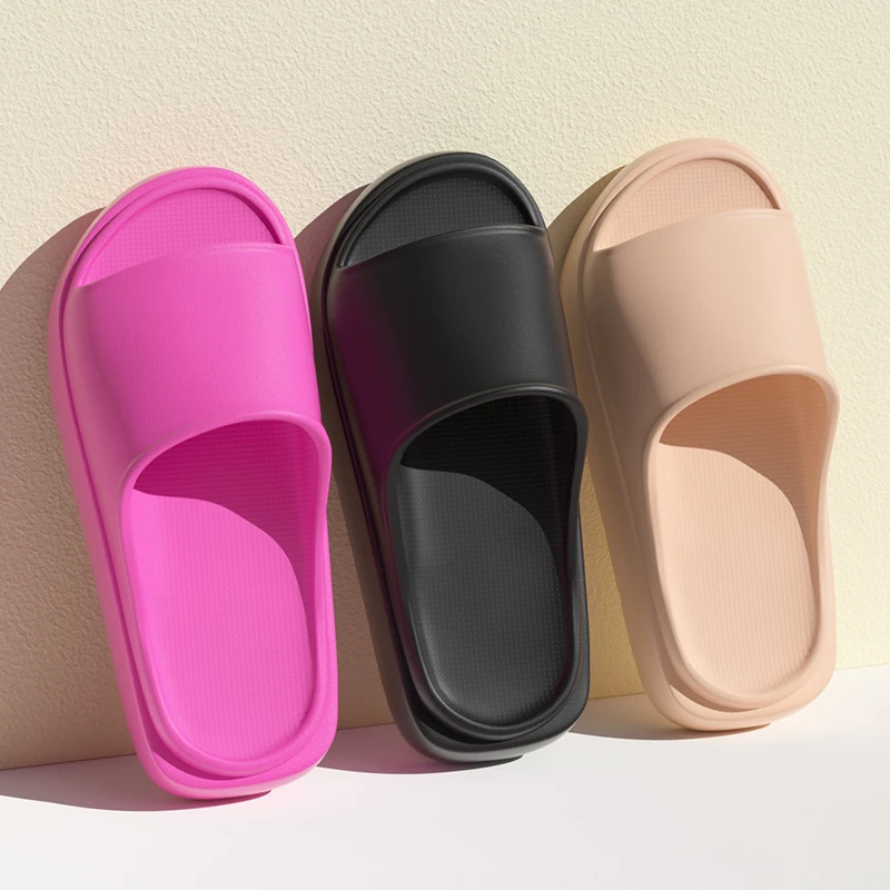 Summer Beach Thick Sole EVA Slippers Women Thick Platform Indoor Home Slides Woman Lightweight Non Slip Bathroom Flip Flops image 2