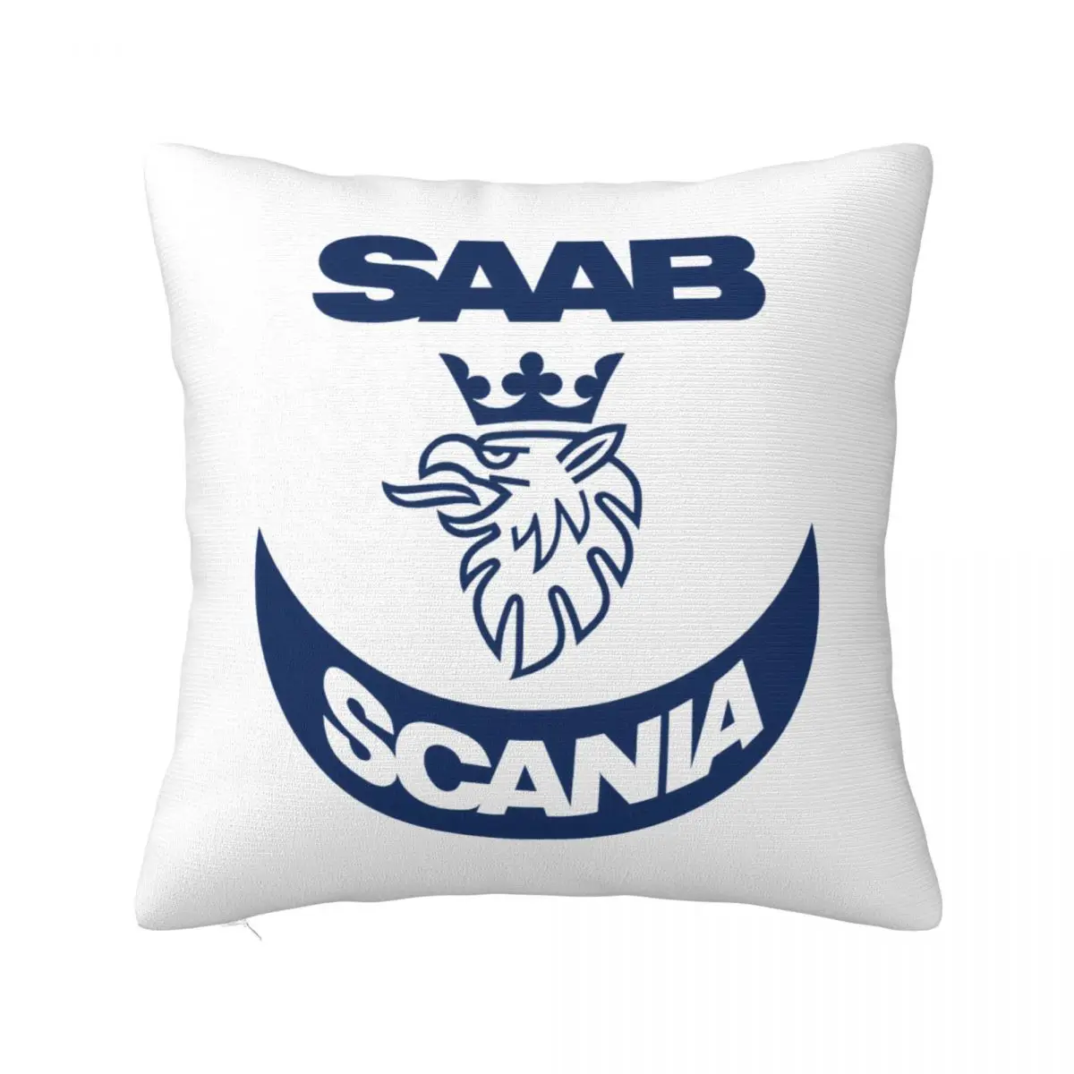 Swedish Saabs Scanias Pillowcase Printed Fabric Cushion Cover Decorations Pillow Case Cover Home Square 45X45cm