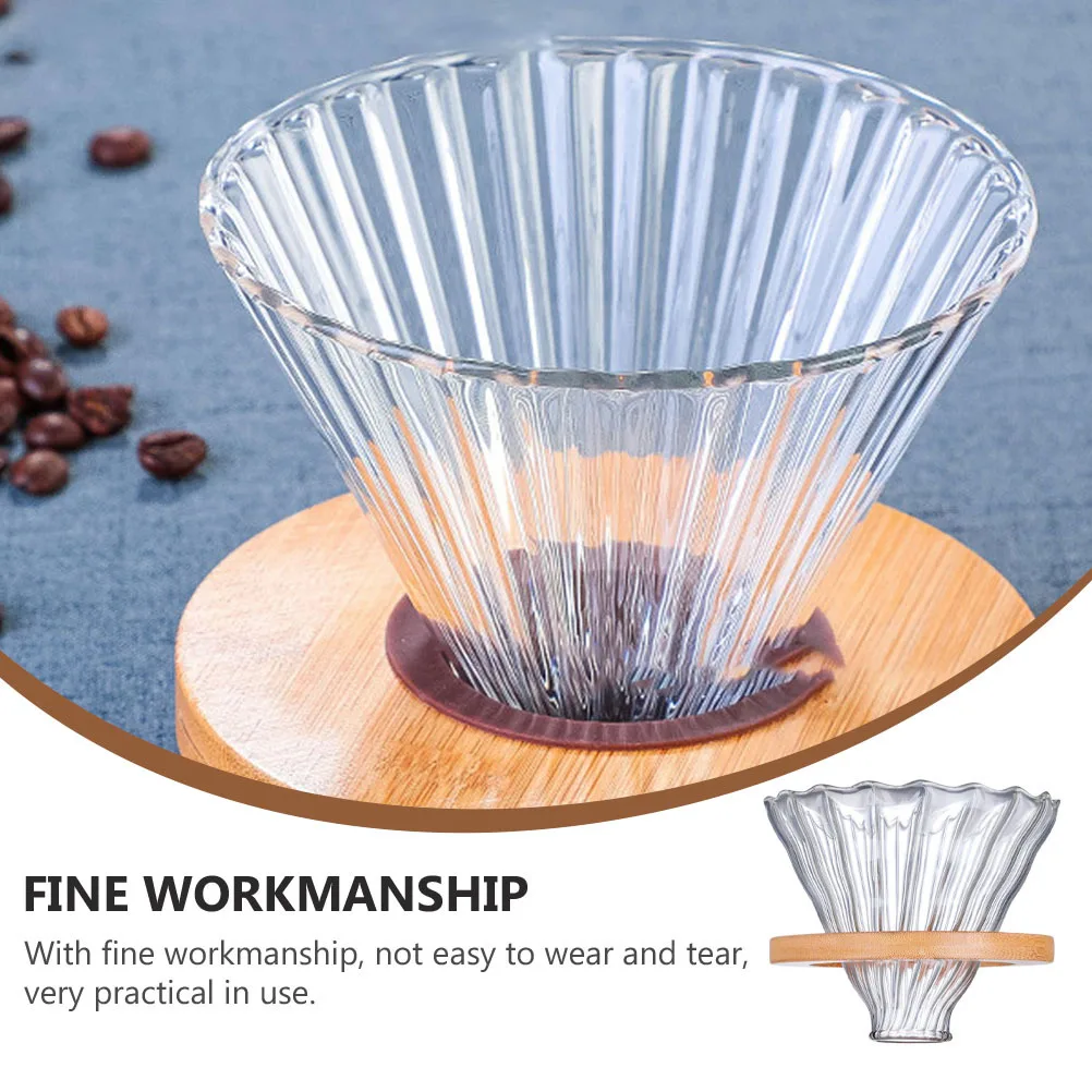 

1Set Durable Coffee Pot Filter Cup Fine Workmanship Practical Use Long Time Household Coffee Funnel Filter Container
