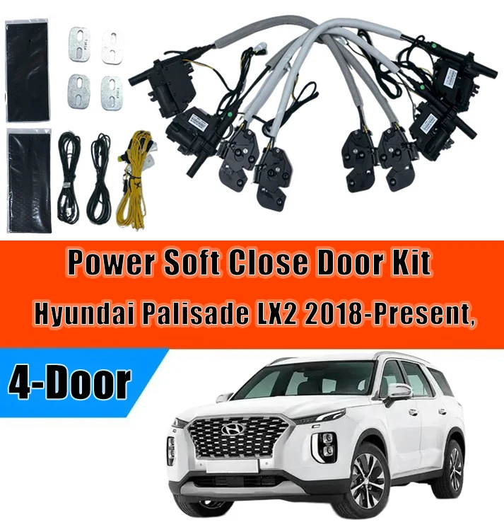 XCAR For  Hyundai Palisade LX2 2018‑Present, Automatic Door Closing System with Electric Soft Close and Suction Lock