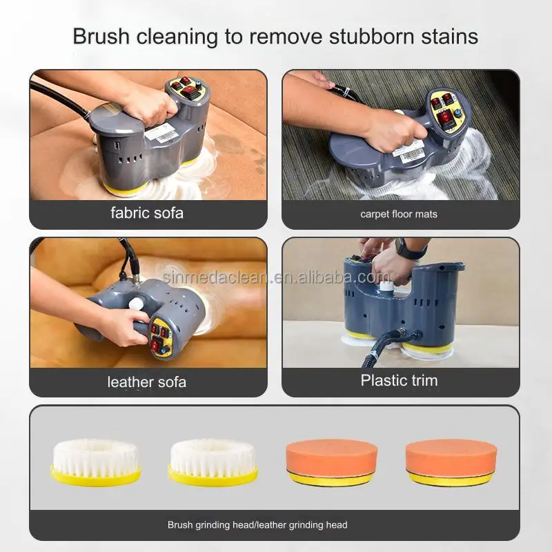 Portable Industrial High-Pressure Steam Cleaner for Car Detailing Jet Car Wash Rug Cleaner Machine Electric Made Durable Plastic