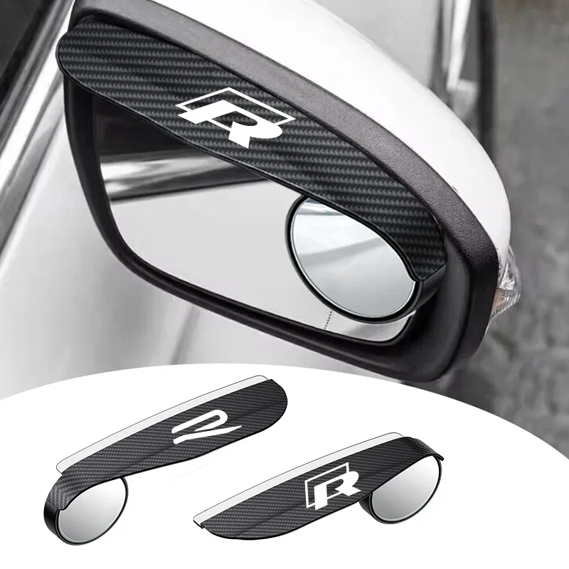 

Carbon Fiber Car Rearview Side Snow Sun Visor Rain Cover Car Mirror Accessories For Volkswagen VW Touran Beetle Golf Passat