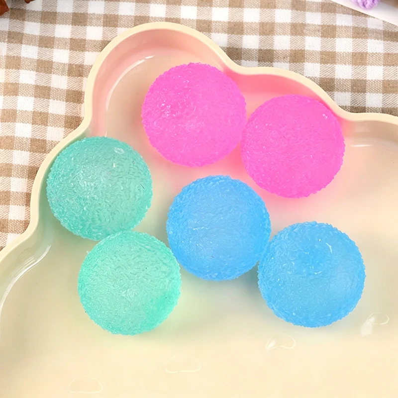 Mehrfarbige Eisball-Malzose-Squishy-Spielzeuge, blaue Mochi-Sensorik-Fidget-Spielzeuge, transparentes Anti-Stress-Spielzeug mit langsamer Rückfederung zur Dekompression