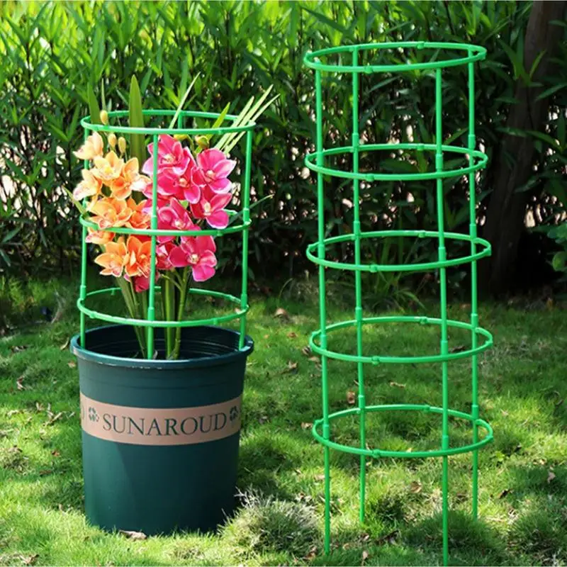 

Plant Support Stakes Garden Vine Strapping Plant Bundled Buckle Ring Supports Connects Reusable Protection Grafting Fixing Clips